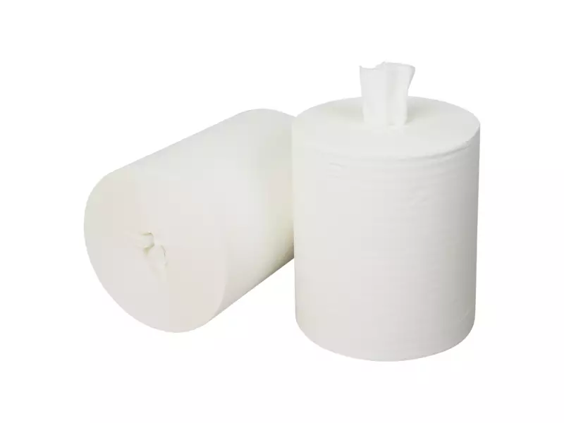Midi poetspapier coreless cellulose 1-laags 275 meter 6 rol