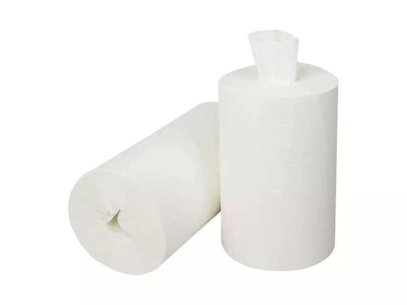 Mini poetspapier coreless cellulose 2-laags 60 meter 12 rol