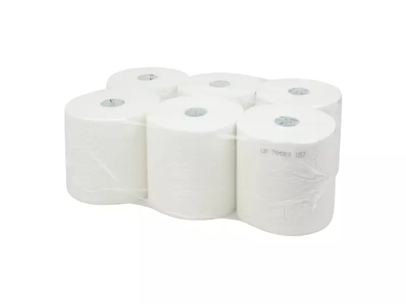 Midi poetspapier recycled 2-laags 108 meter - 6 rol