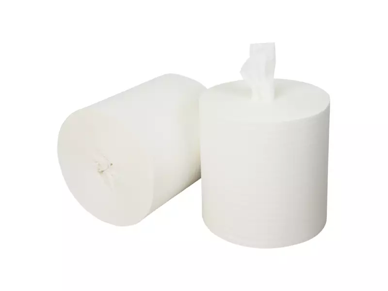 Midi poetspapier coreless cellulose 1-laags 280 meter 6 rol