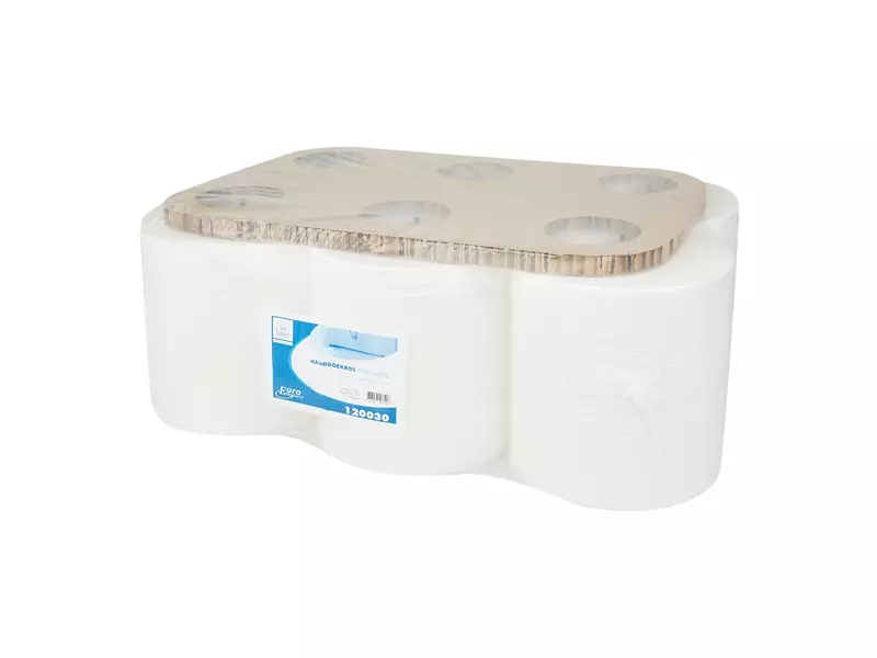 Handdoekrol matic XXL cellulose wit 2-laags 300 meter 6 rol