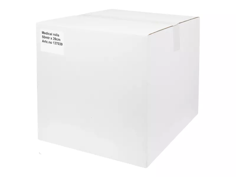 Onderzoektafelpapier cellulose 2-laags 50 meter x 39 cm 9 rol