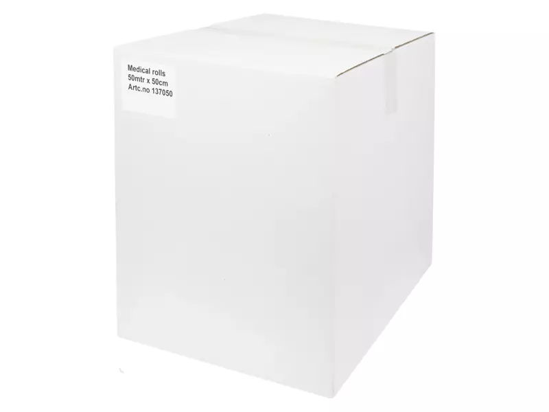 Onderzoektafelpapier cellulose 2-laags 50 meter x 50 cm 9 rol
