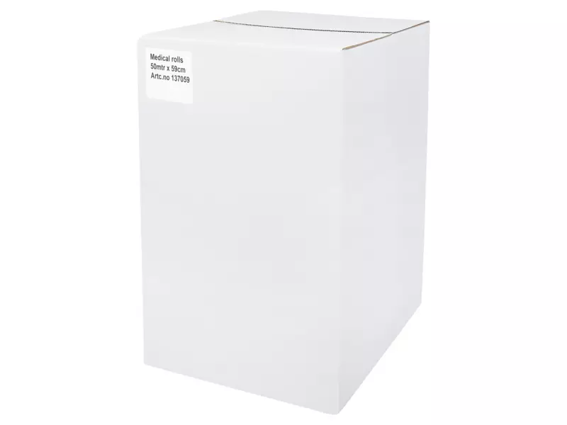 Onderzoektafelpapier cellulose 2-laags 50 meter x 59 cm 9 rol