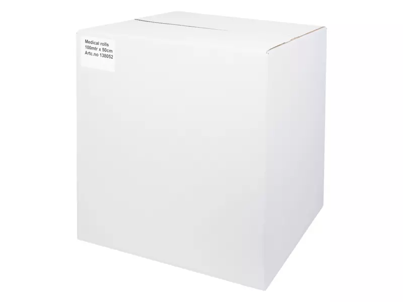 Onderzoektafelpapier cellulose 2-laags 100 meter x 50 cm 6 rol