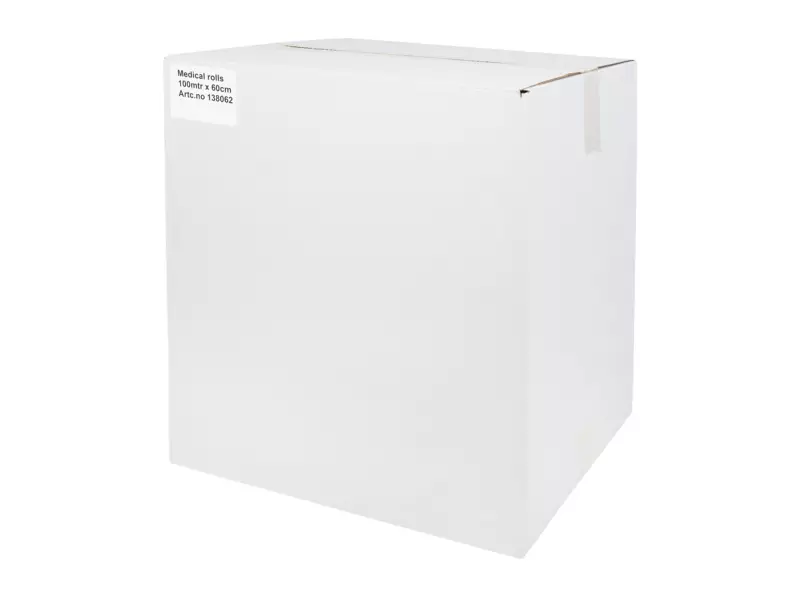 Onderzoektafelpapier cellulose 2-laags 100 meter x 60 cm 6 rol