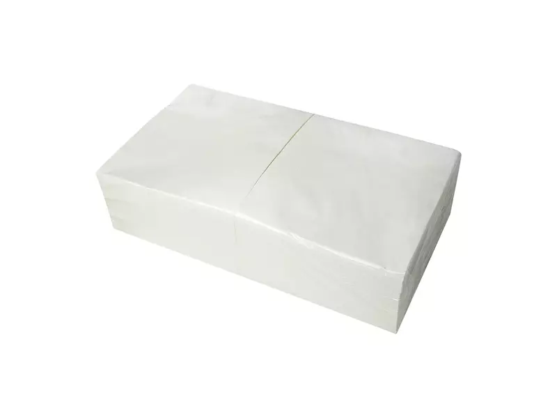 Servetten wit 1/4 fold Cellulose 2-laags 40 cm x 40 cm 8 x 250 sheets