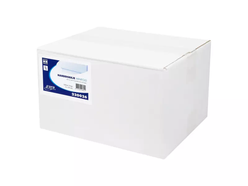 Handdoekpapier minifold cellulose wit 2-laags 26.3 x 19.5 cm 15 x 120 sheets