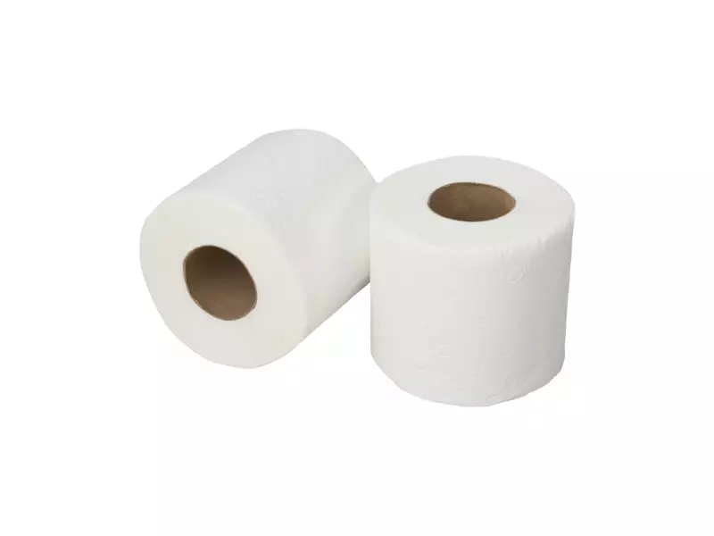 Toiletpapier traditioneel cellulose wit 2-laags 200 vel 12 x 4 rol