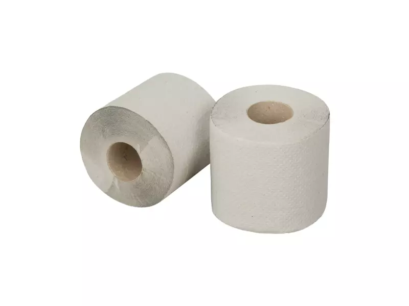 Toiletpapier traditioneel recycled naturel 1-laags 400 vel 12 x 4 rol