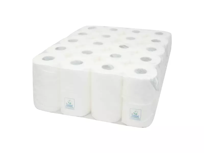 Toiletpapier traditioneel cellulose wit 2-laags 400 vel 10 x 4 rol