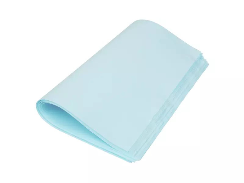 Toptex blauw 38 x 30 cm 250 doek in dispenserdoos