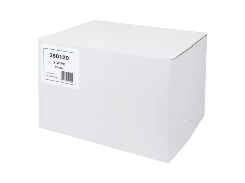 X-wipes wit 42,5 x 30 cm 200 doek in dispenserdoos