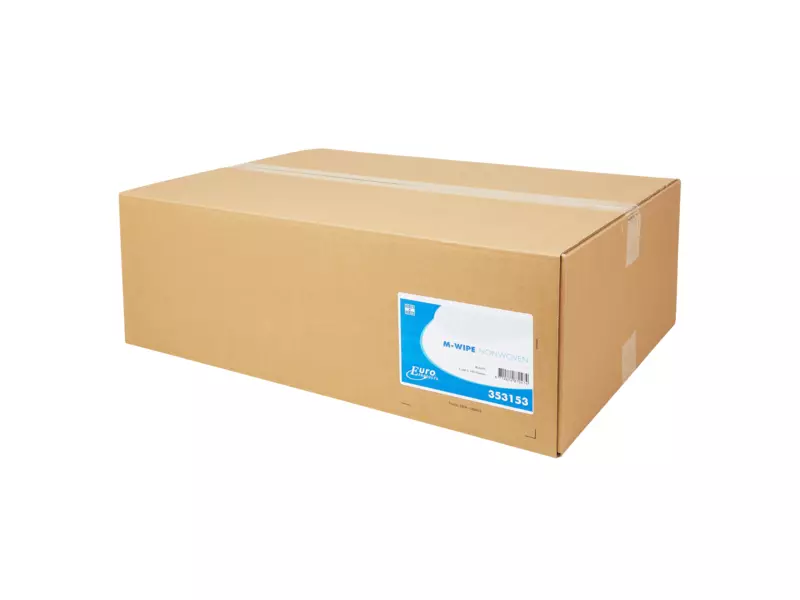 M-wipe Euro pack blauw W-vouw 42 x 35 cm vlak gelegd 5 x 160 doeken