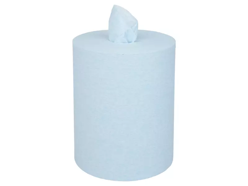 M-wipes blauw 38 x 30 cm 390 doek in dispenserdoos