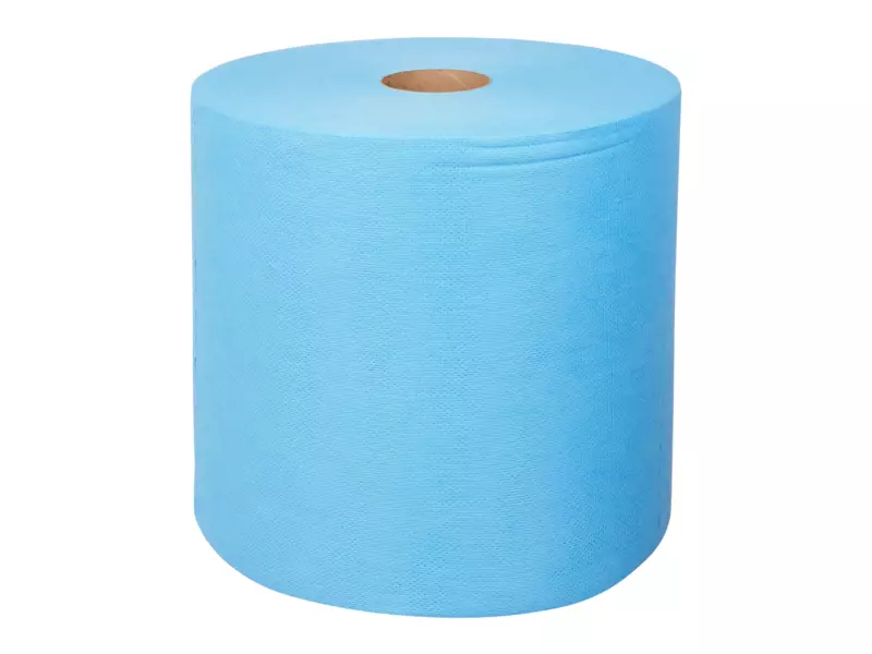 F-wipe blauw 38 x 30 cm 500 doeken op rol