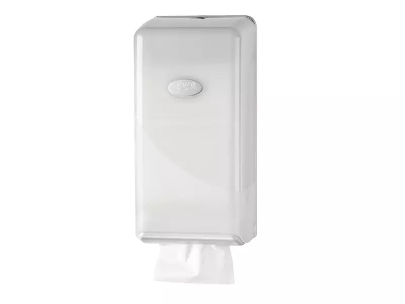 Toiletpapierdispenser bulkpack Pearl wit