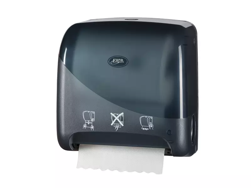 Handdoekroldispenser mini matic Pearl zwart