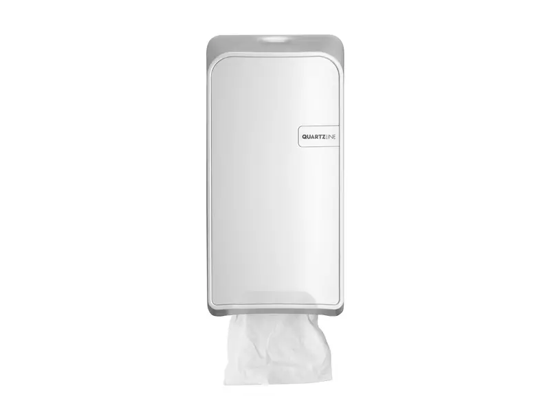 Toiletpapierdispenser bulkpack QuartzLine wit