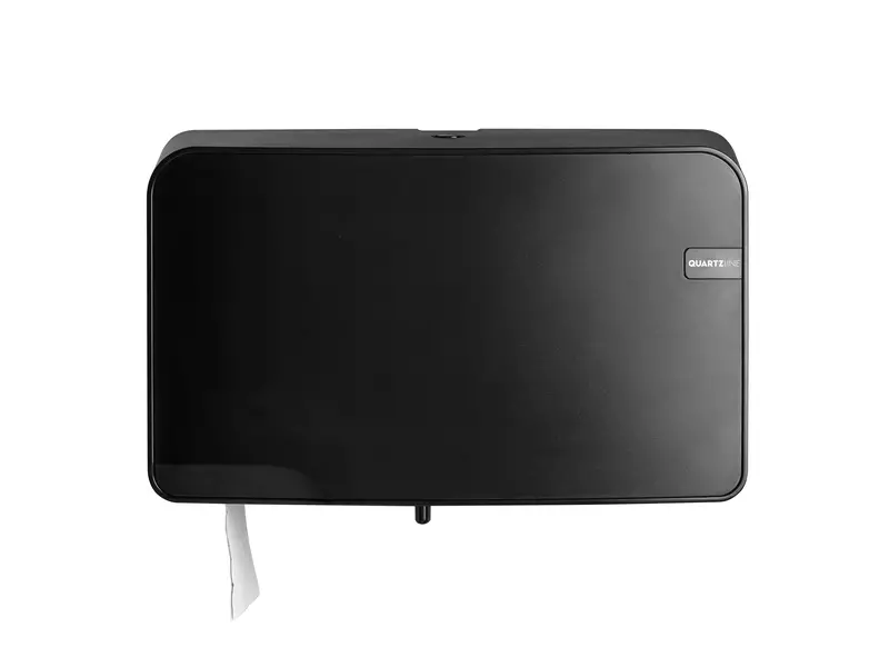 Ecosustain Quartz Line Duo Mini Jumbo toiletroldispenser — Quartz Black