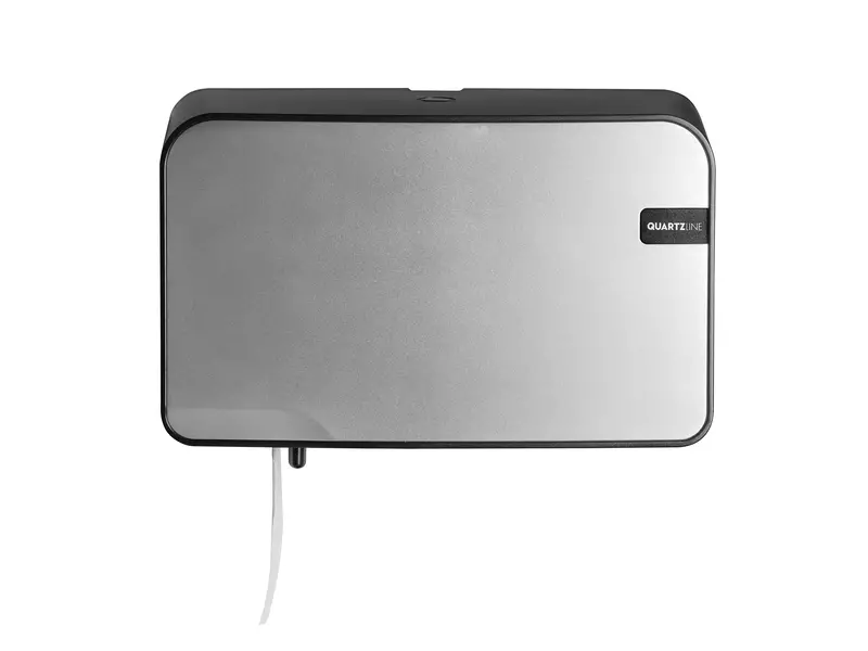 Toiletpapierdispenser coreless QuartzLine zilver