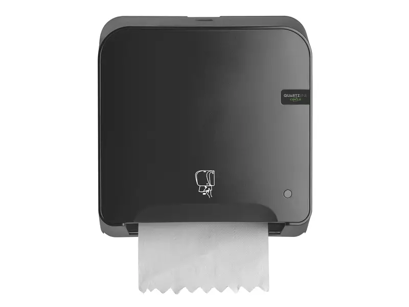 Handdoekroldispenser mini matic Tear & Go Quartz zwart
