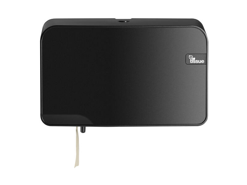 Toiletpapierdispenser Compactrol E-tissue Zwart