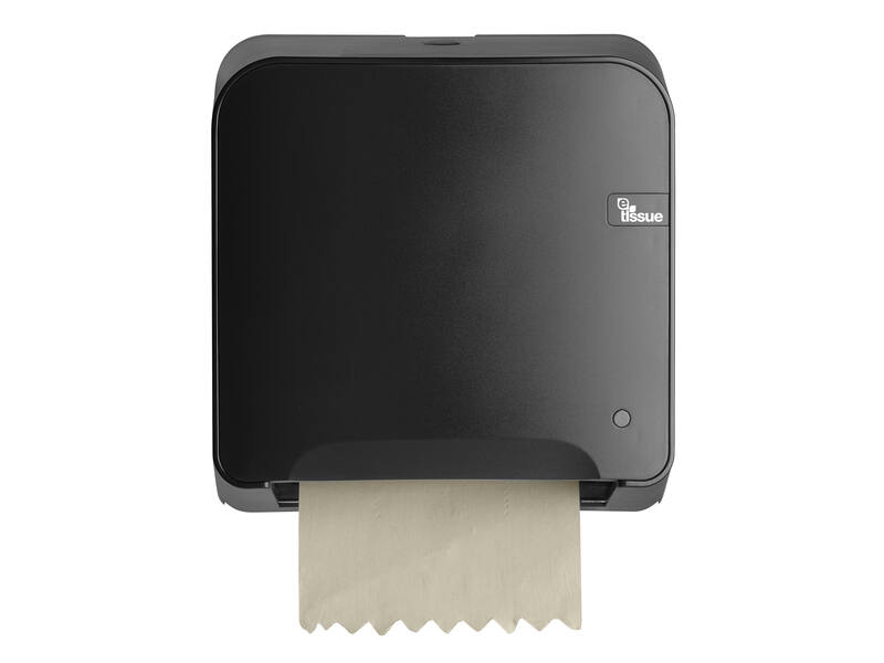 Handdoekroldispenser Mini Matic E-tissue Zwart