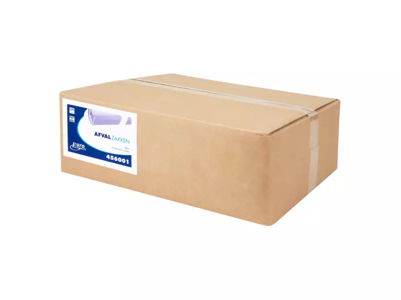 Afvalzak 70 x 110 cm T50 LDPE blauw 10 rol x 25 stuks