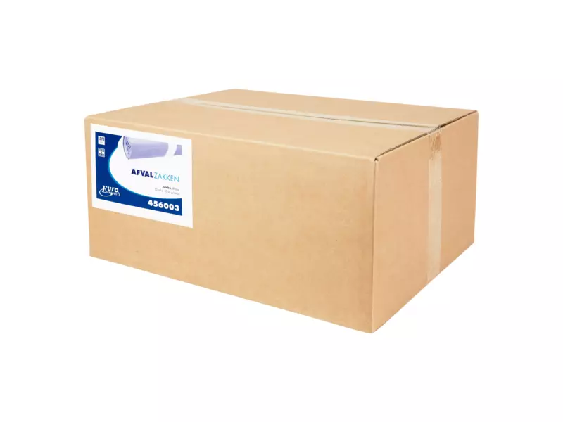 Afvalzak 65/20 x 125 cm T70 LDPE blauw 10 rol x 10 stuks