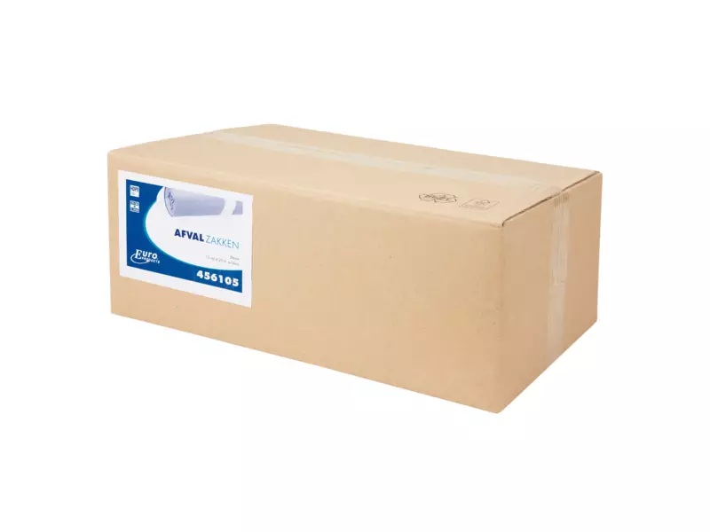 Afvalzak 70 x 110 cm T30 HDPE blauw 15 rol x 20 stuks