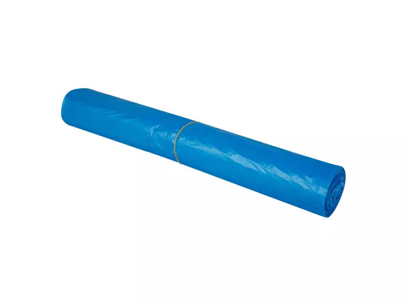 Afvalzak HDPE blauw 70 x 110 cm 120 L T20 25 rol x 20 stuks