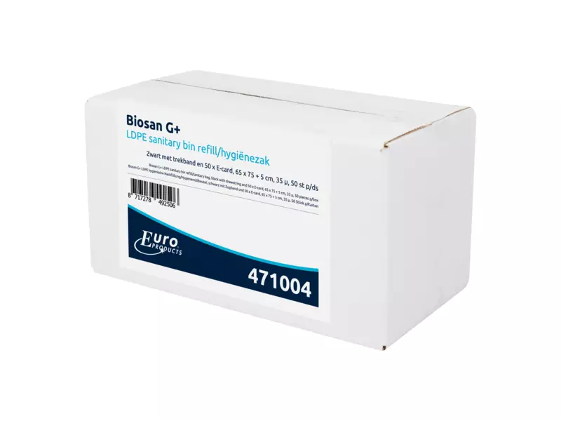 Hygiënebak navulling BioSan G+ met LDPE afvalzakken