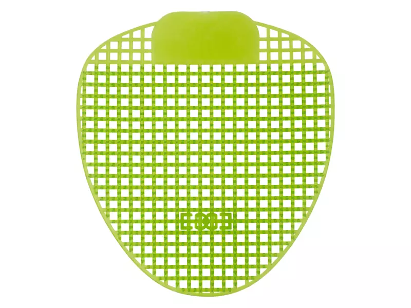 Urinoirmatjes apple/groen met anti-sparthaartjes