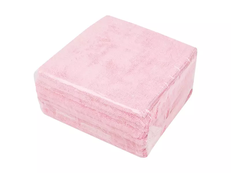 Microvezeldoek roze 40 x 40 cm 8 x 10 doeken in doos