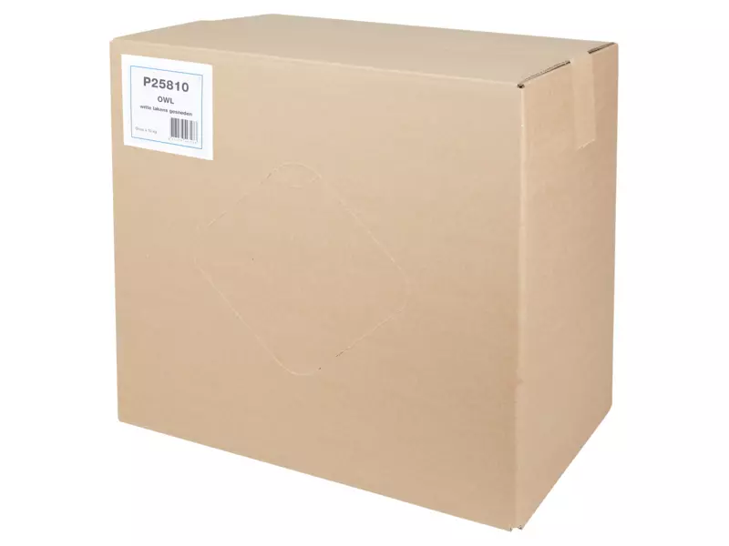OWL - witte gesneden lakens doos a 10 kg