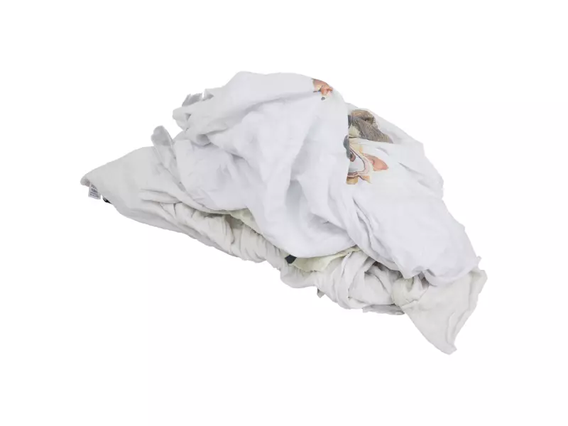 WTR - witte tricot met gekleurd randje zak a 5 kg