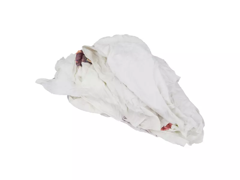 WTR - witte tricot met gekleurd randje zak a 10 kg