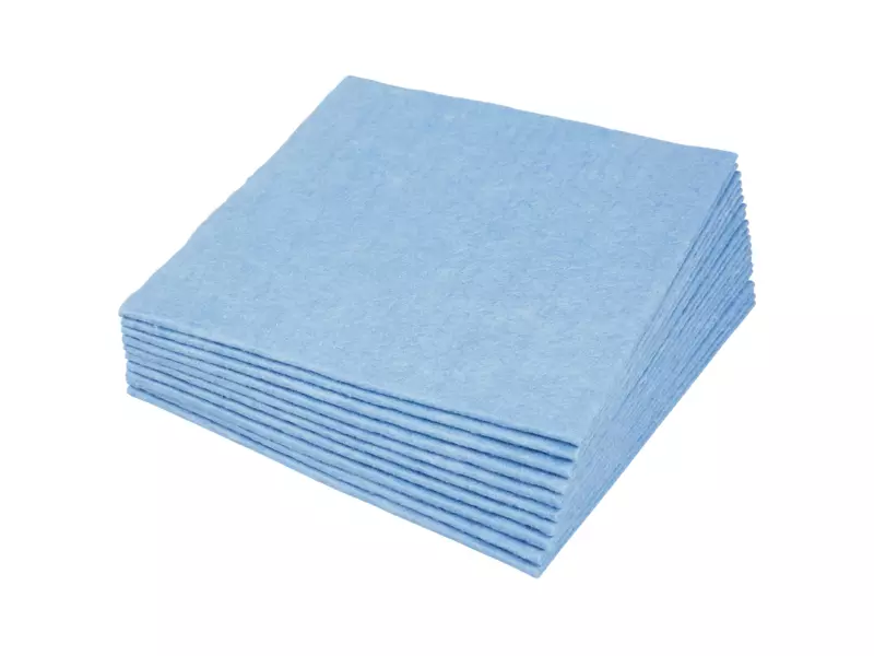 Sopdoek blauw A-kwaliteit 1/4 vouw 38 x 40 cm 200 doeken per pak