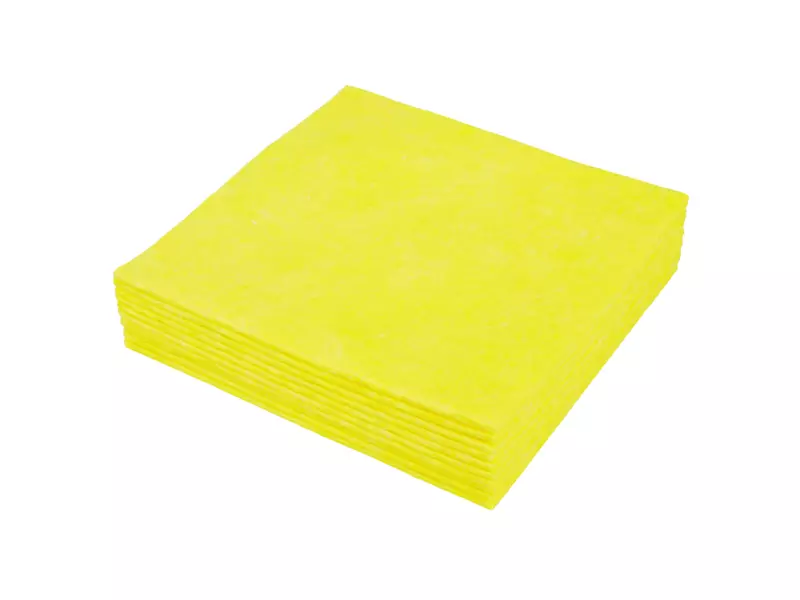 Sopdoek geel A-kwaliteit 1/4 vouw 38 x 40 cm 200 doeken per pak