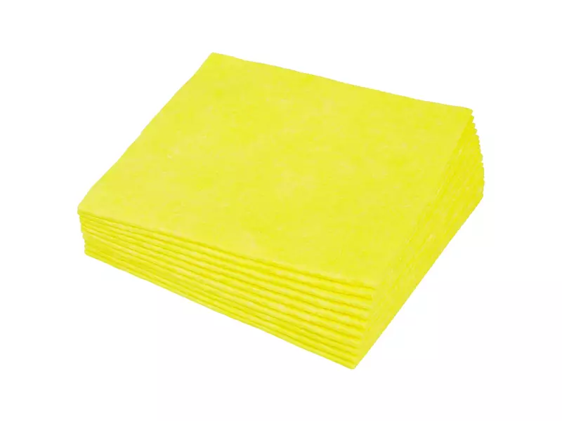 Sopdoek geel A-kwaliteit 1/4 vouw 38 x 40 cm 200 doeken per pak