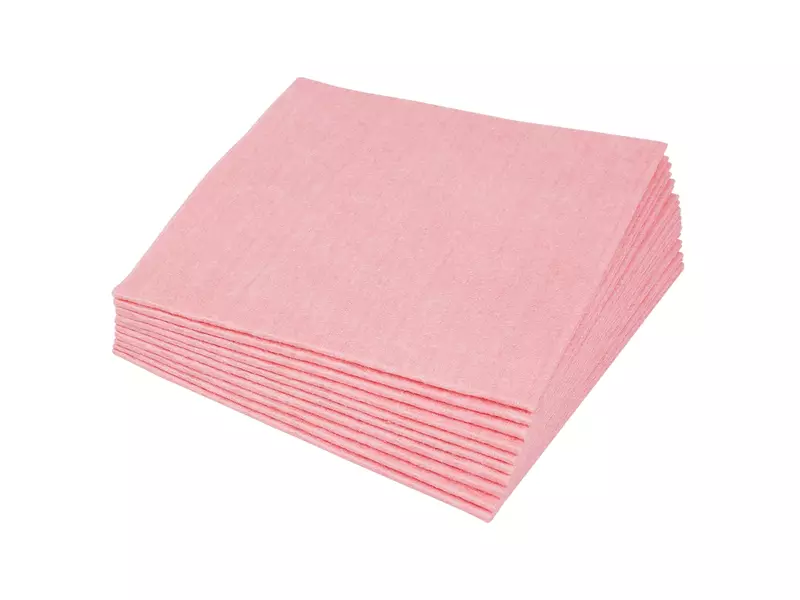 Sopdoek roze A-kwaliteit 1/4 vouw 38 x 40 cm 200 doeken per pak