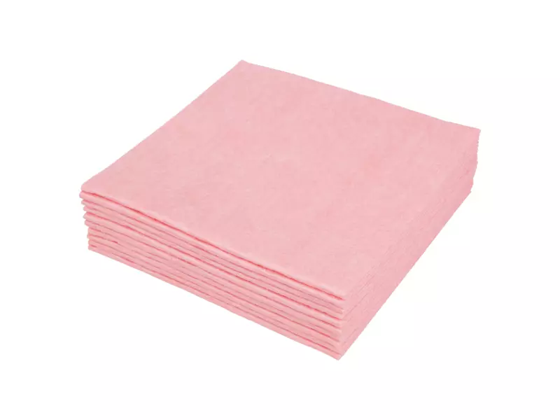 Sopdoek roze A-kwaliteit 1/4 vouw 38 x 40 cm 65 doeken in dispenserdoos