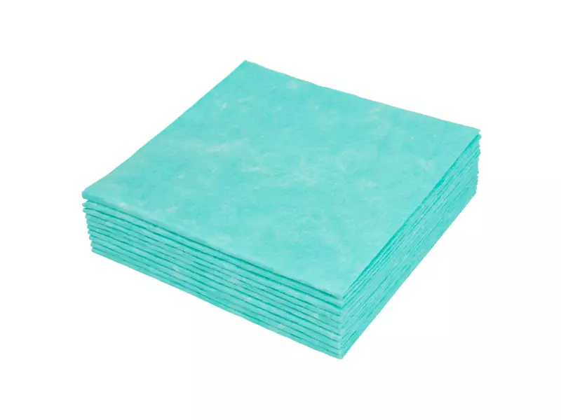 Sopdoek groen A-kwaliteit 1/4 vouw 38 x 40 cm 65 doeken in dispenserdoos