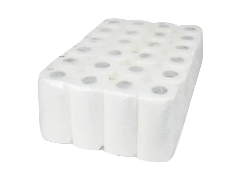 Toiletpapier traditioneel cellulose wit 2-laags 200 vel 12 x 4 rol