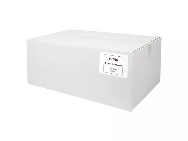 Handdoekpapier v-fold recycled groen 1-laags 23 x 25 cm 20 x 250 sheets