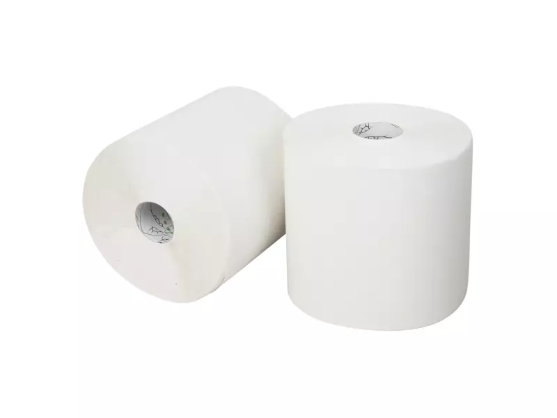 Midi poetspapier recycled 2-laags 130 meter 6 rol