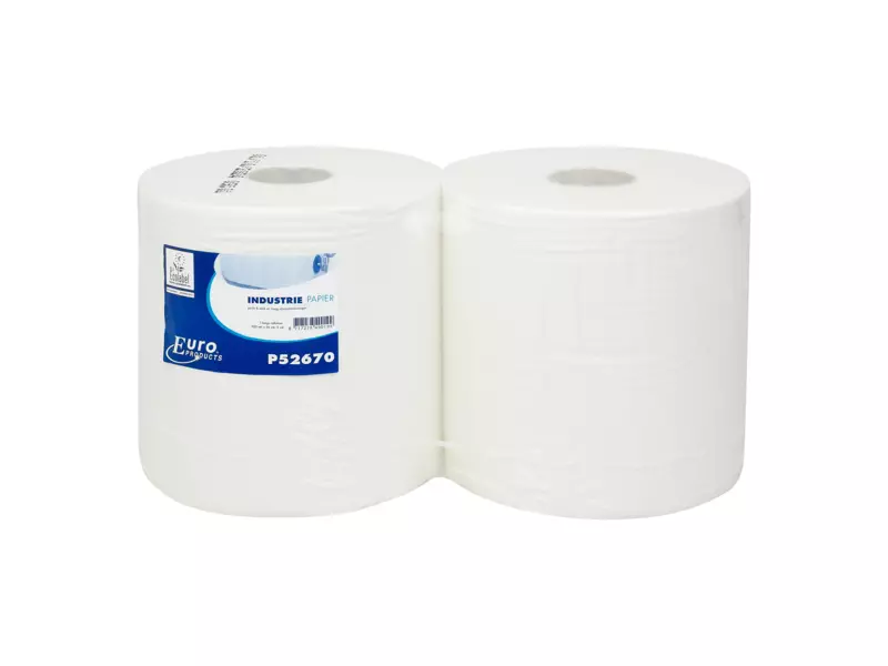 Industriepapier cellulose 1-laags 700 meter 2 rol