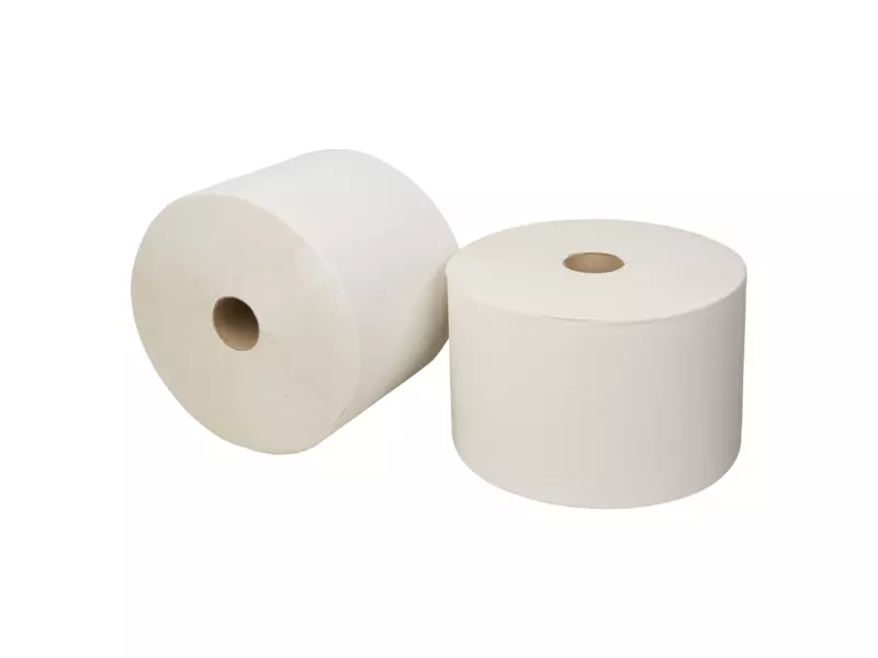 Industriepapier recycled 1-laags 1000 meter 2 rol