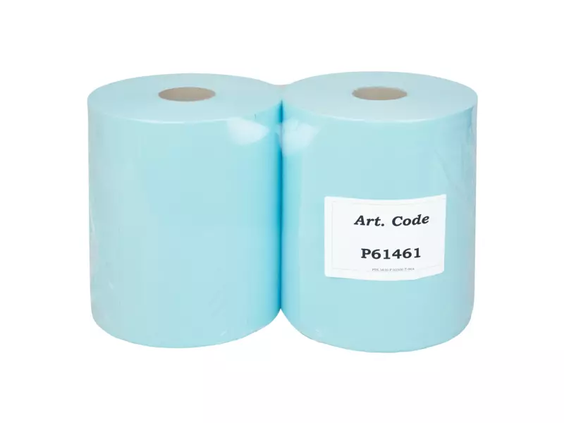 Toptex blauw 38 x 30 cm 2 x 500 doeken op rol